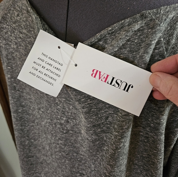NWT Justfab grey sweater dress. - Picture 7 of 12